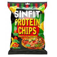 Protein Chips Pizza Flavor Puffed not Fried (2 bags)